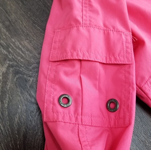 Fila Hot Pink Zip Up Hooded Jacket - small - Picture 6 of 7